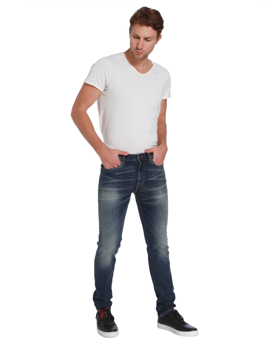 Casual Solid Jeans