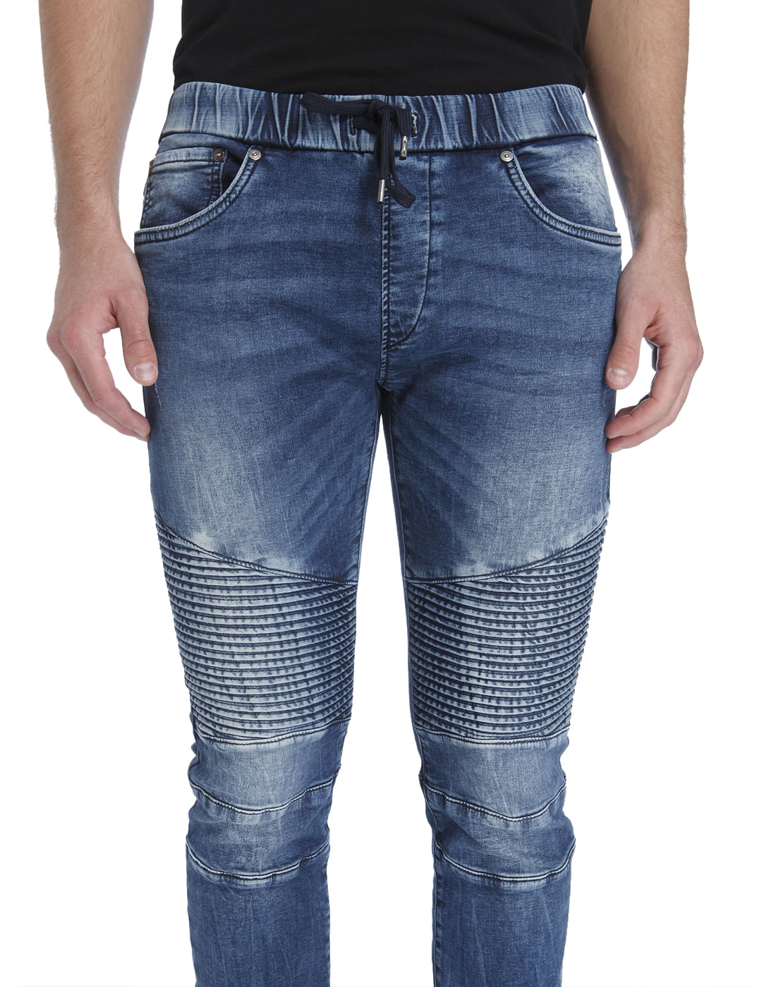 Blue Denim Joggers