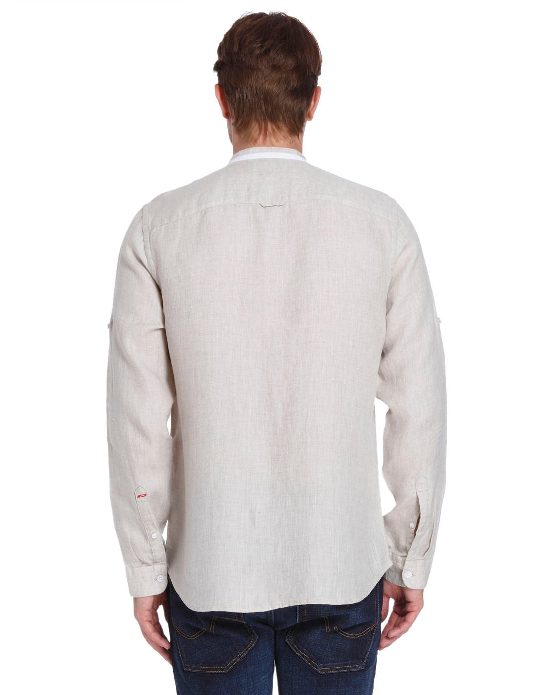 Solid Casual Linen Shirt