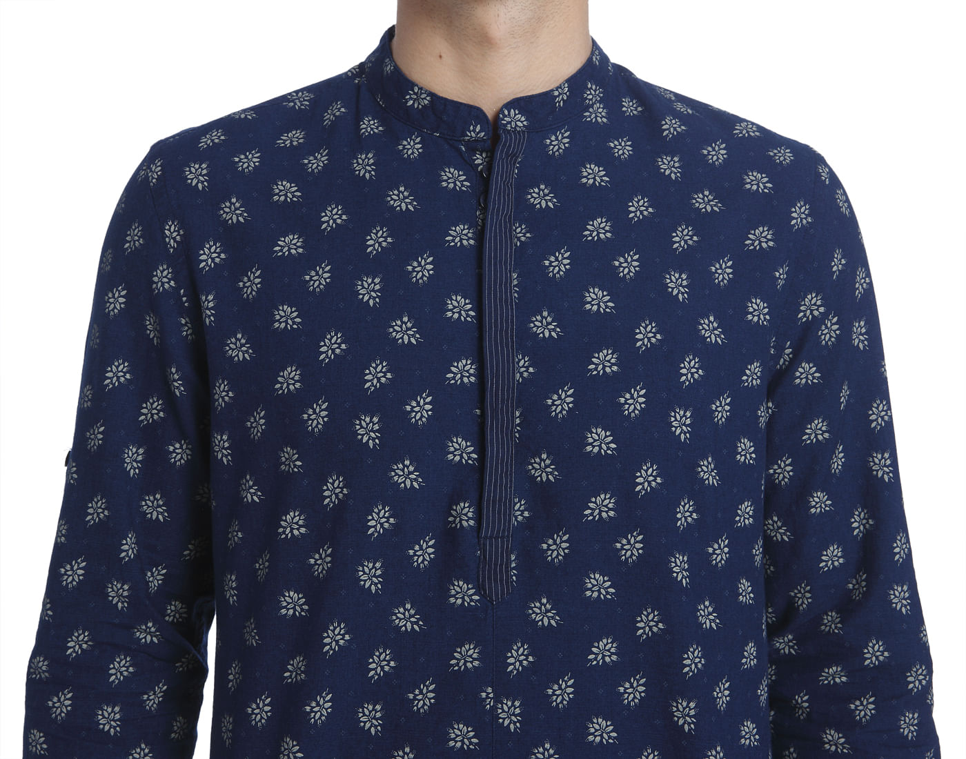 Dark Blue All Over Print Shirt