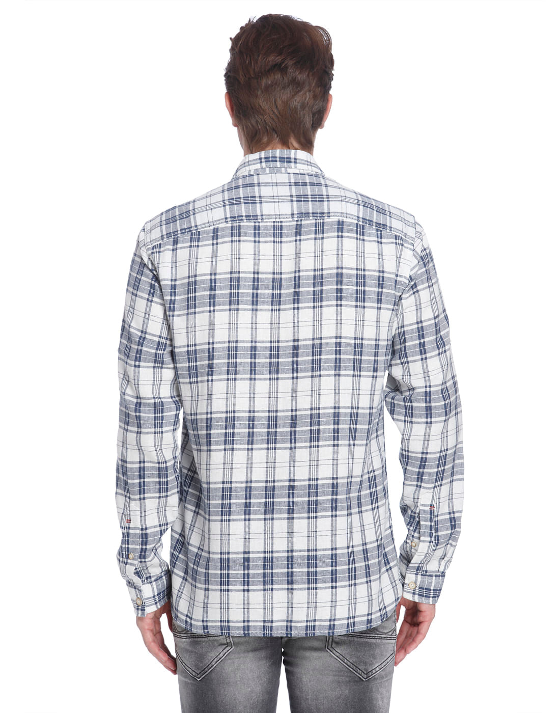 White Check Shirt