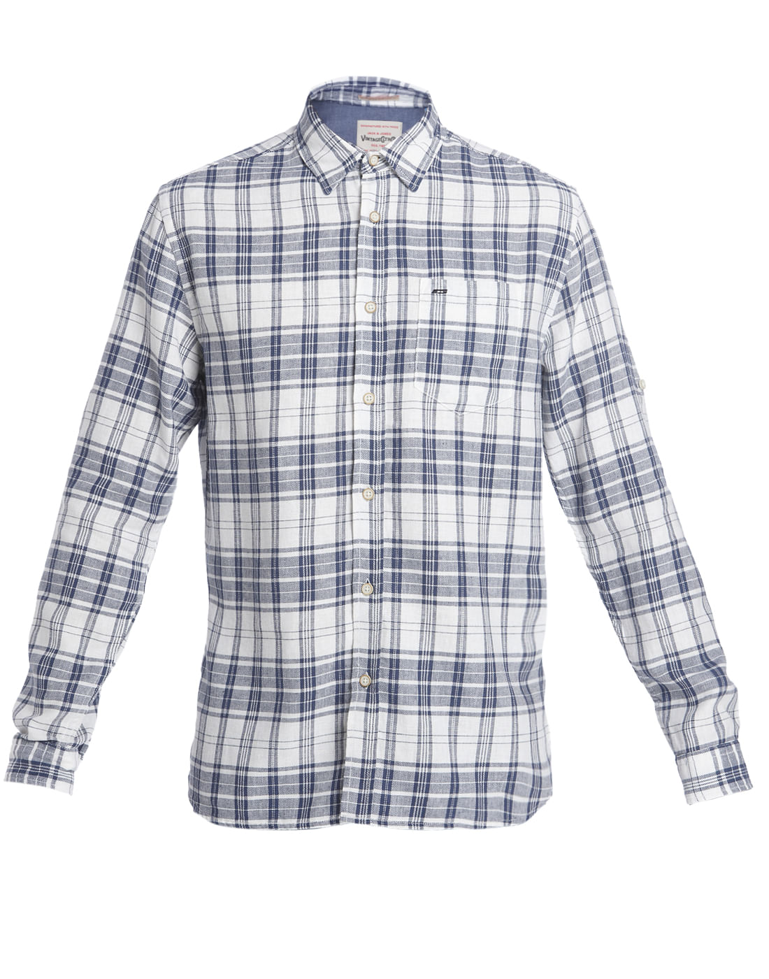 White Check Shirt