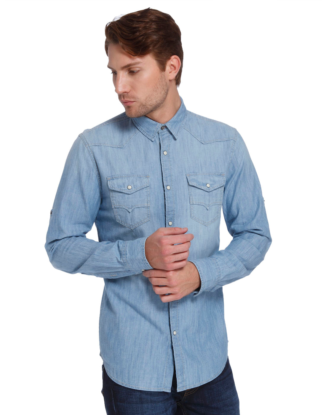 Washed Casual Shirt