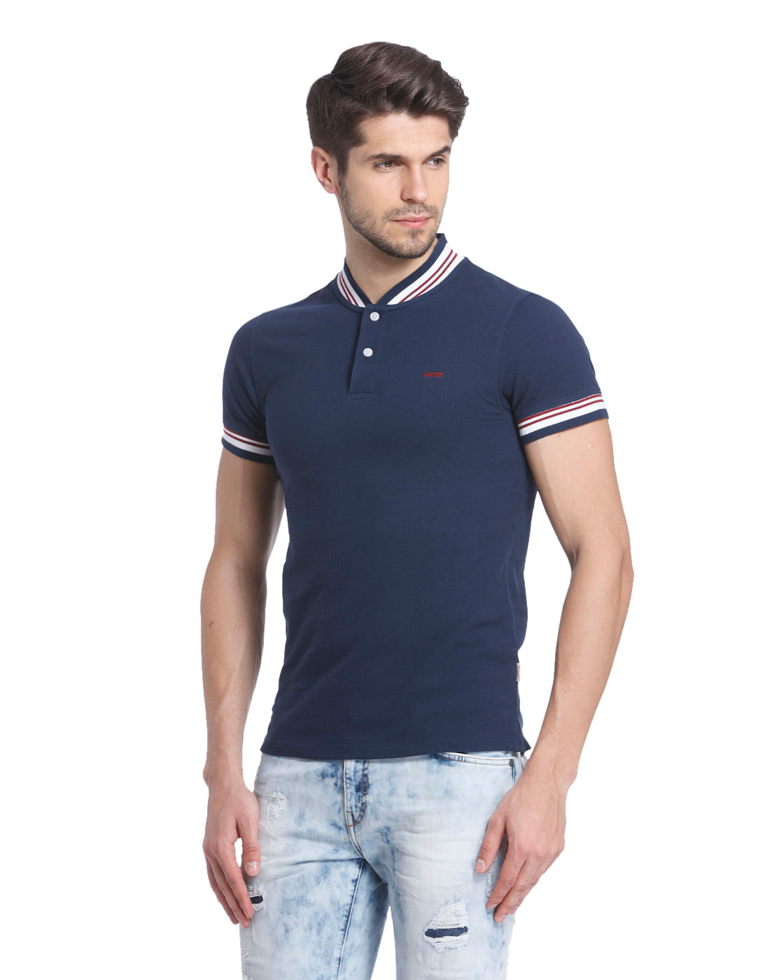 Solid Casual T-Shirt