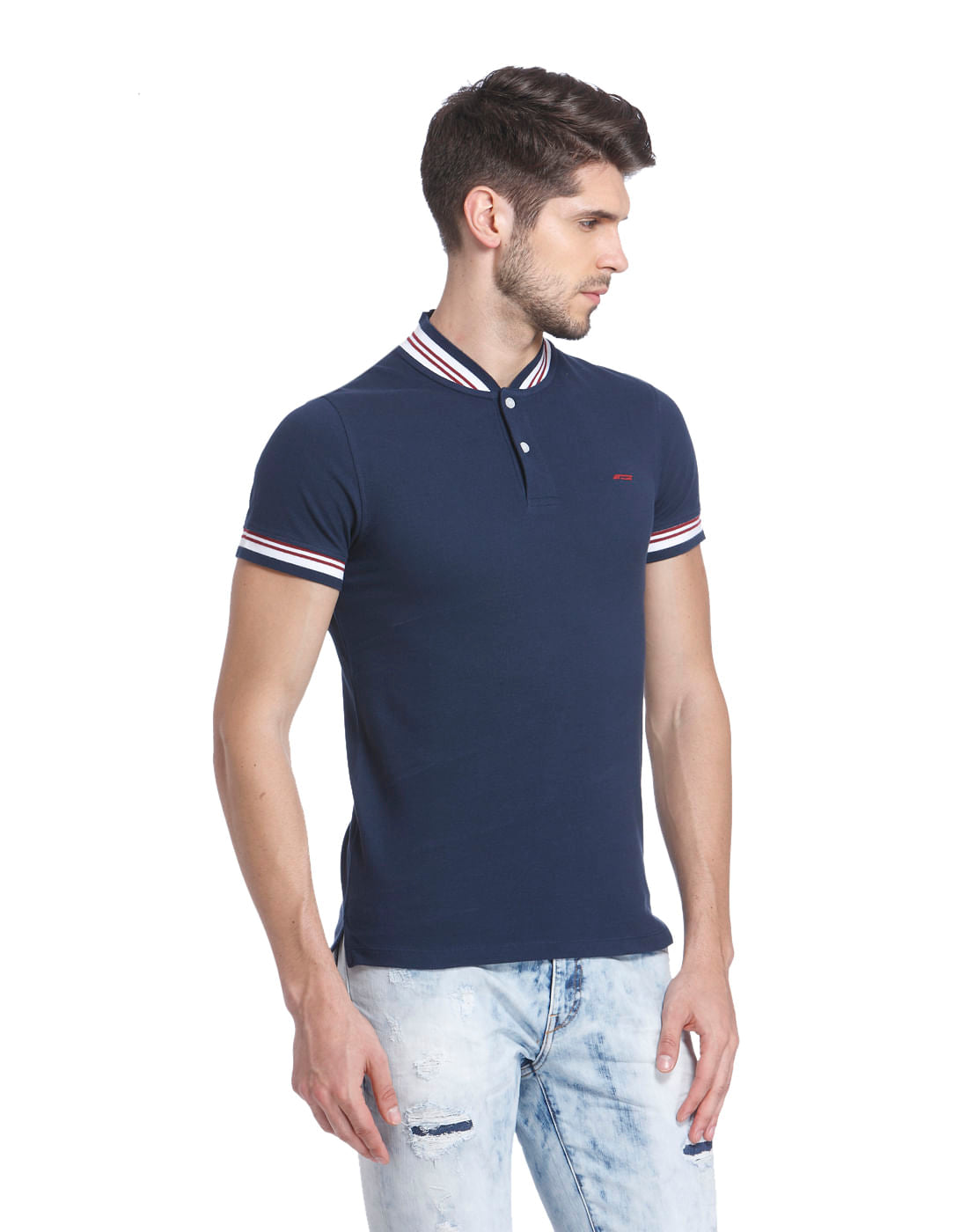 Solid Casual T-Shirt