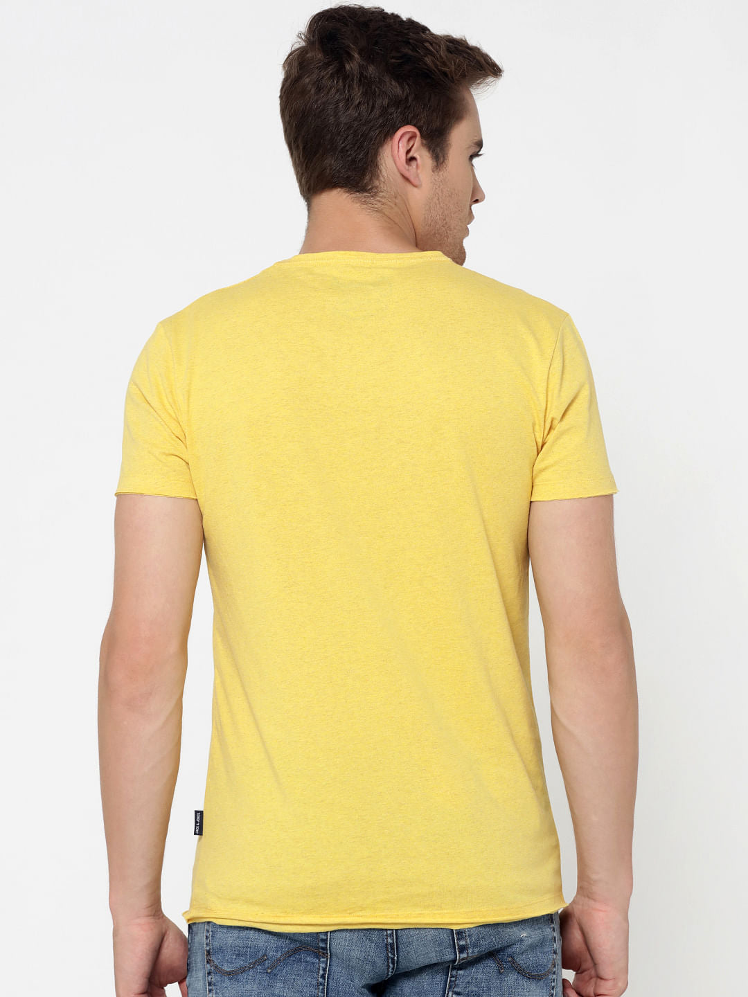 Yellow V-Neck T-Shirt