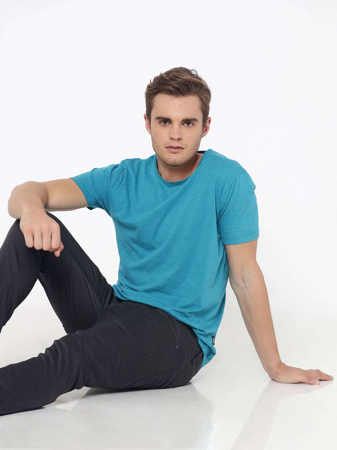 Blue Crew Neck T-Shirt