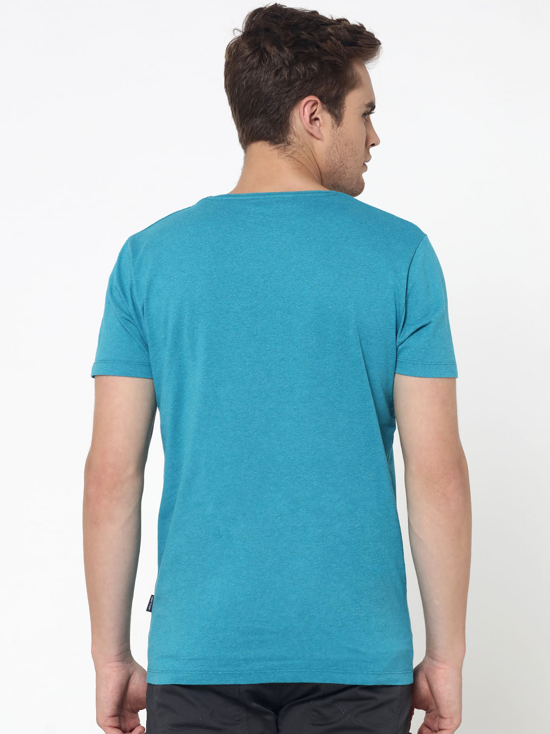 Blue Crew Neck T-Shirt