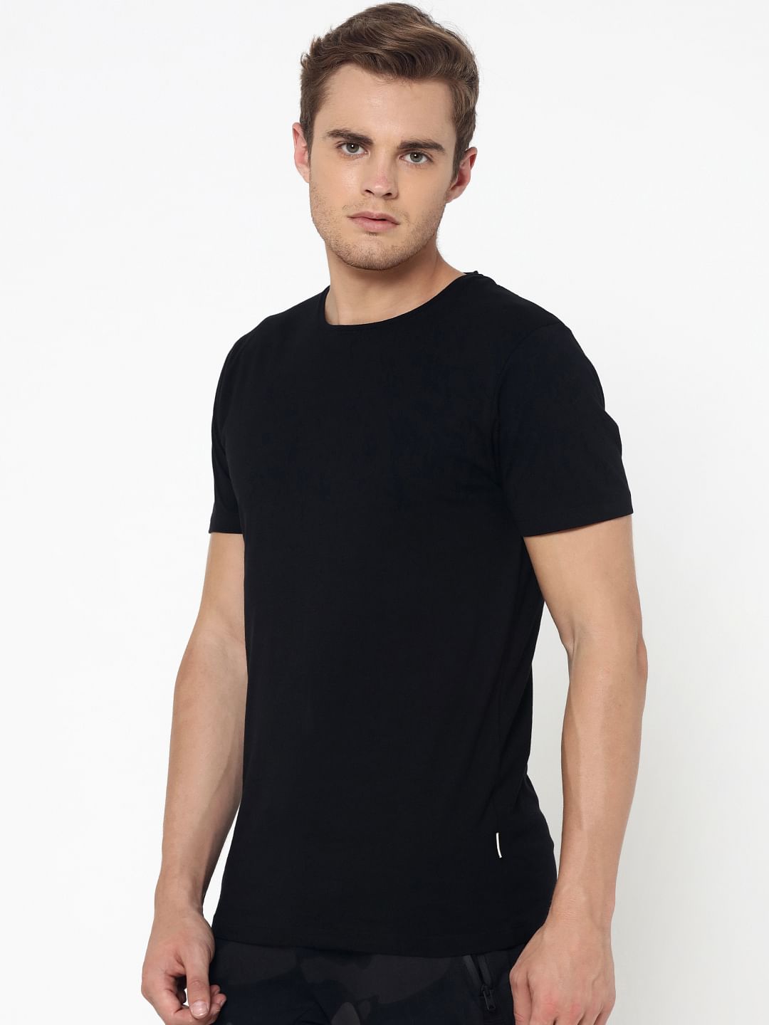 Black Crew Neck T-Shirt