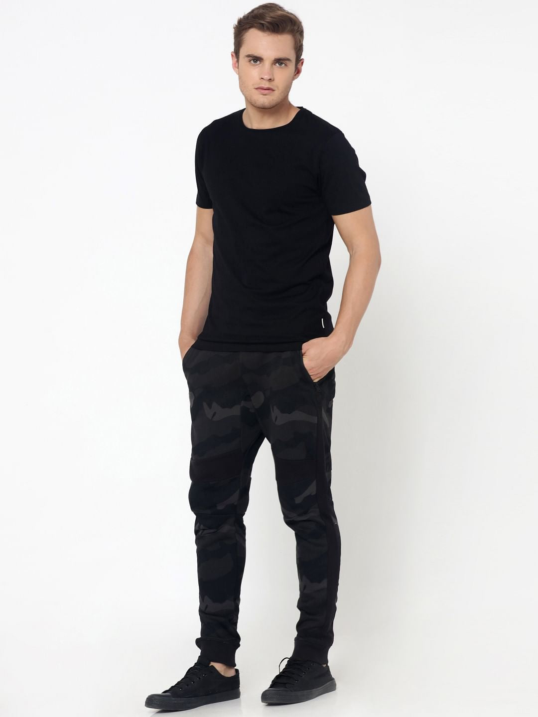 Black Crew Neck T-Shirt