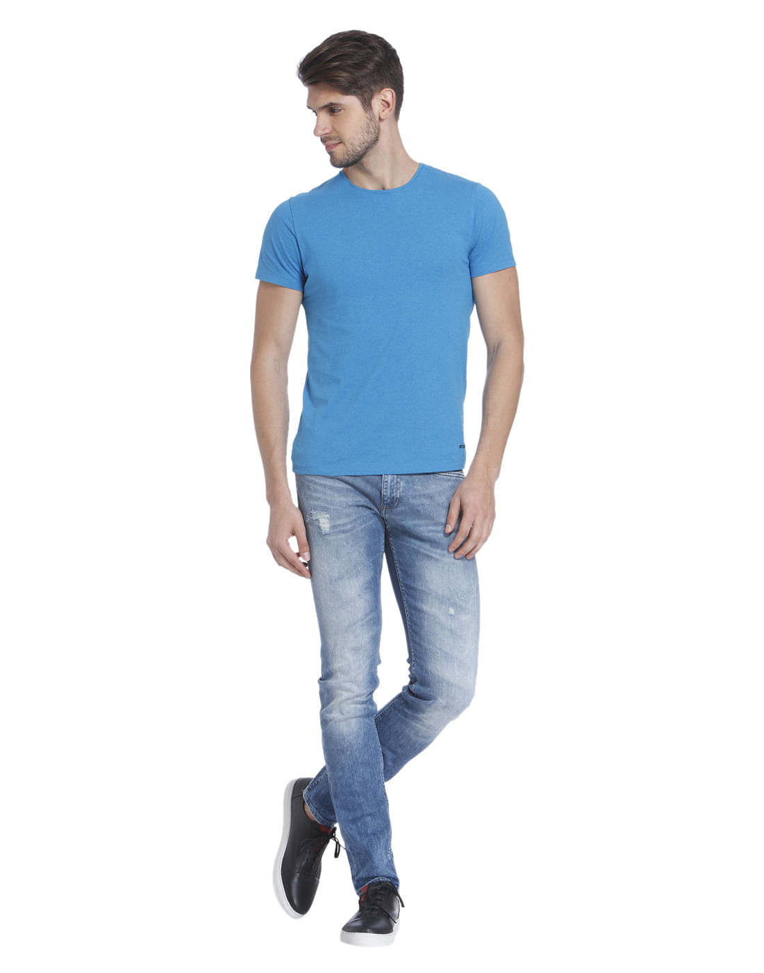 Solid Casual T-Shirt