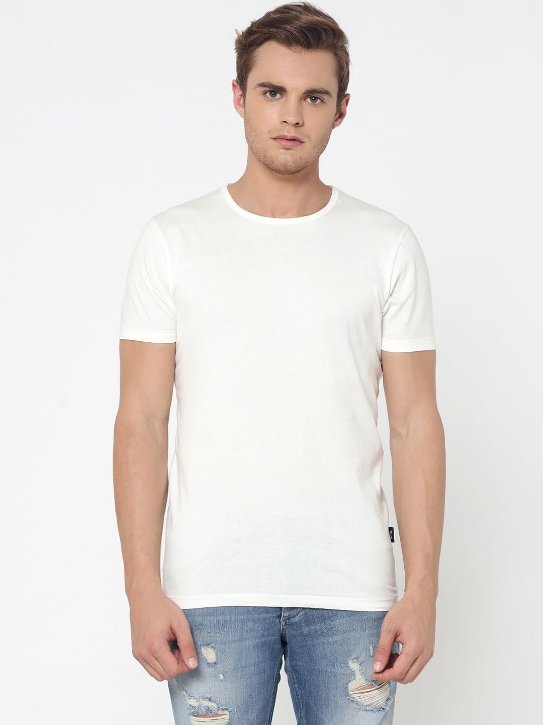 White Crew Neck T-Shirt