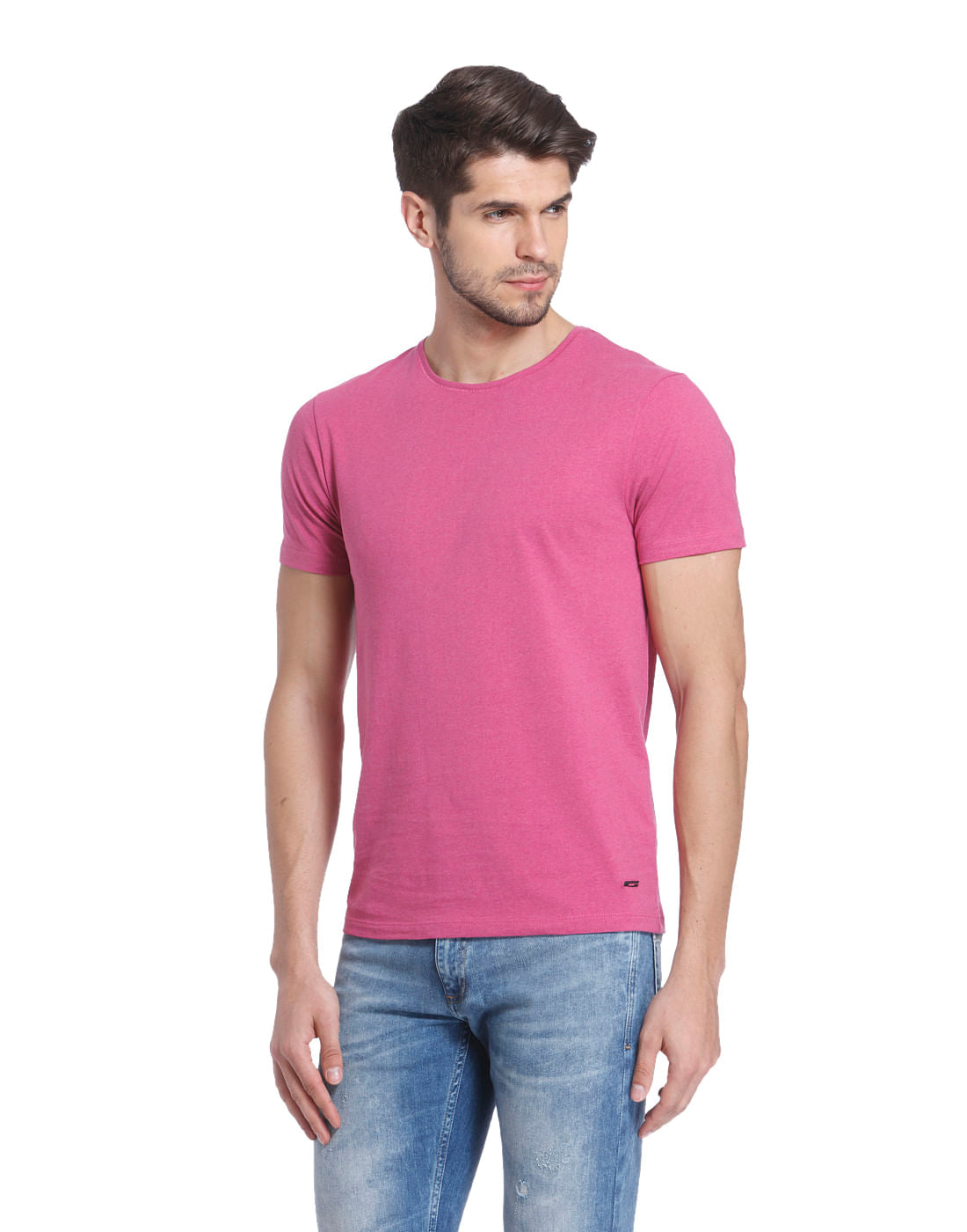 Solid Casual T-Shirt