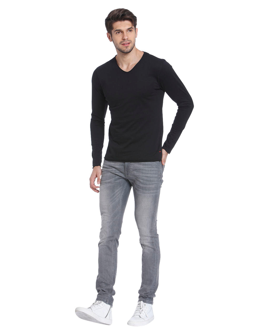 Solid Casual T-Shirt
