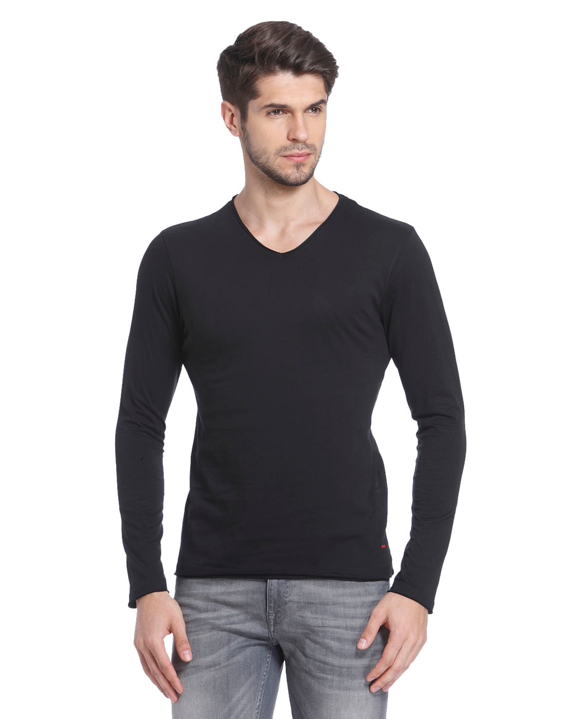 Solid Casual T-Shirt