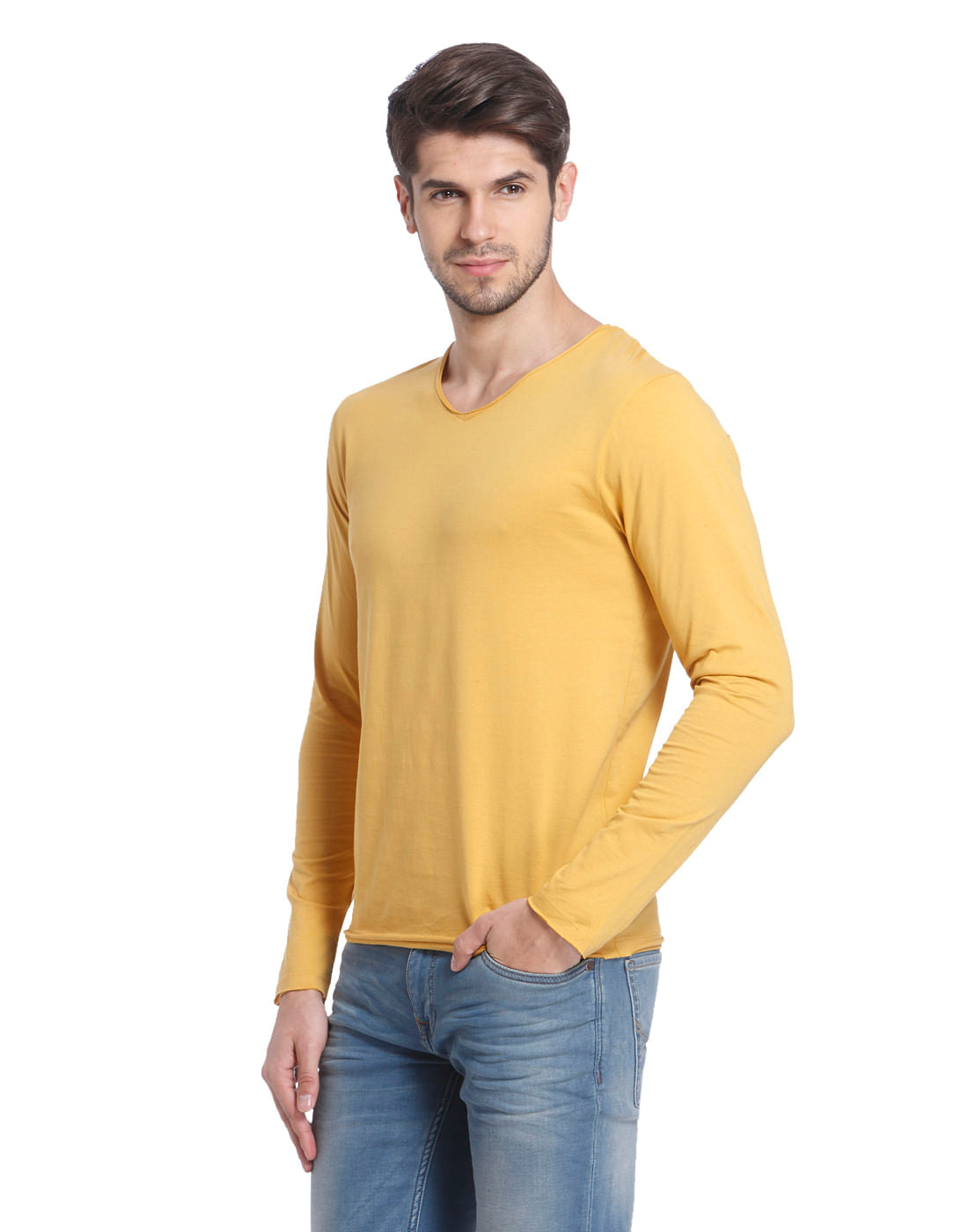 Solid Casual T-Shirt