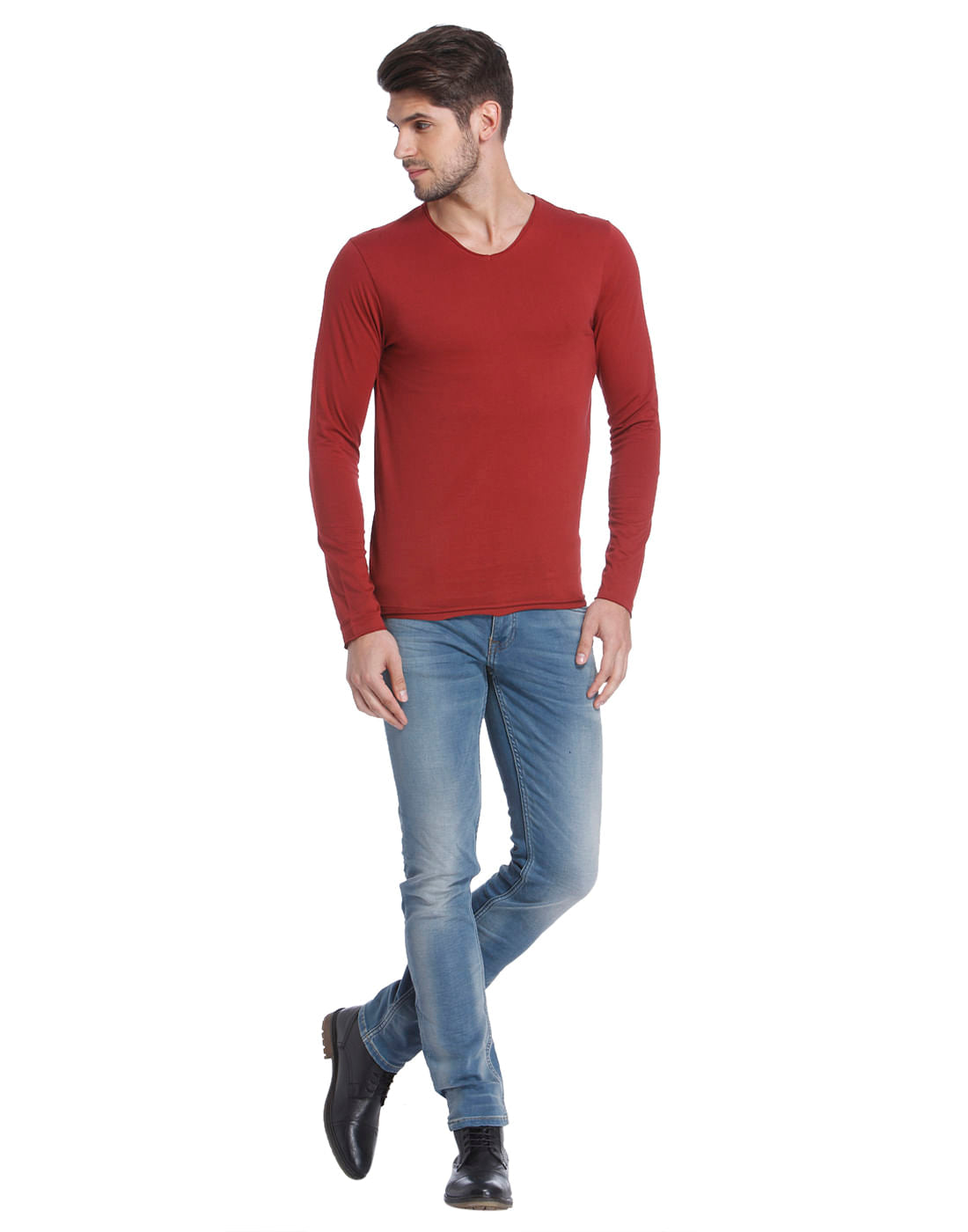 Solid Casual T-Shirt