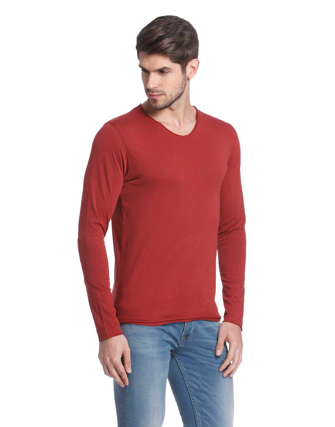 Solid Casual T-Shirt