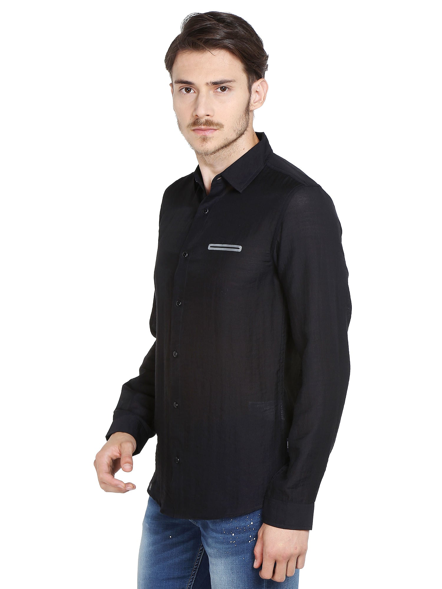 Black Slim Fit Shirt