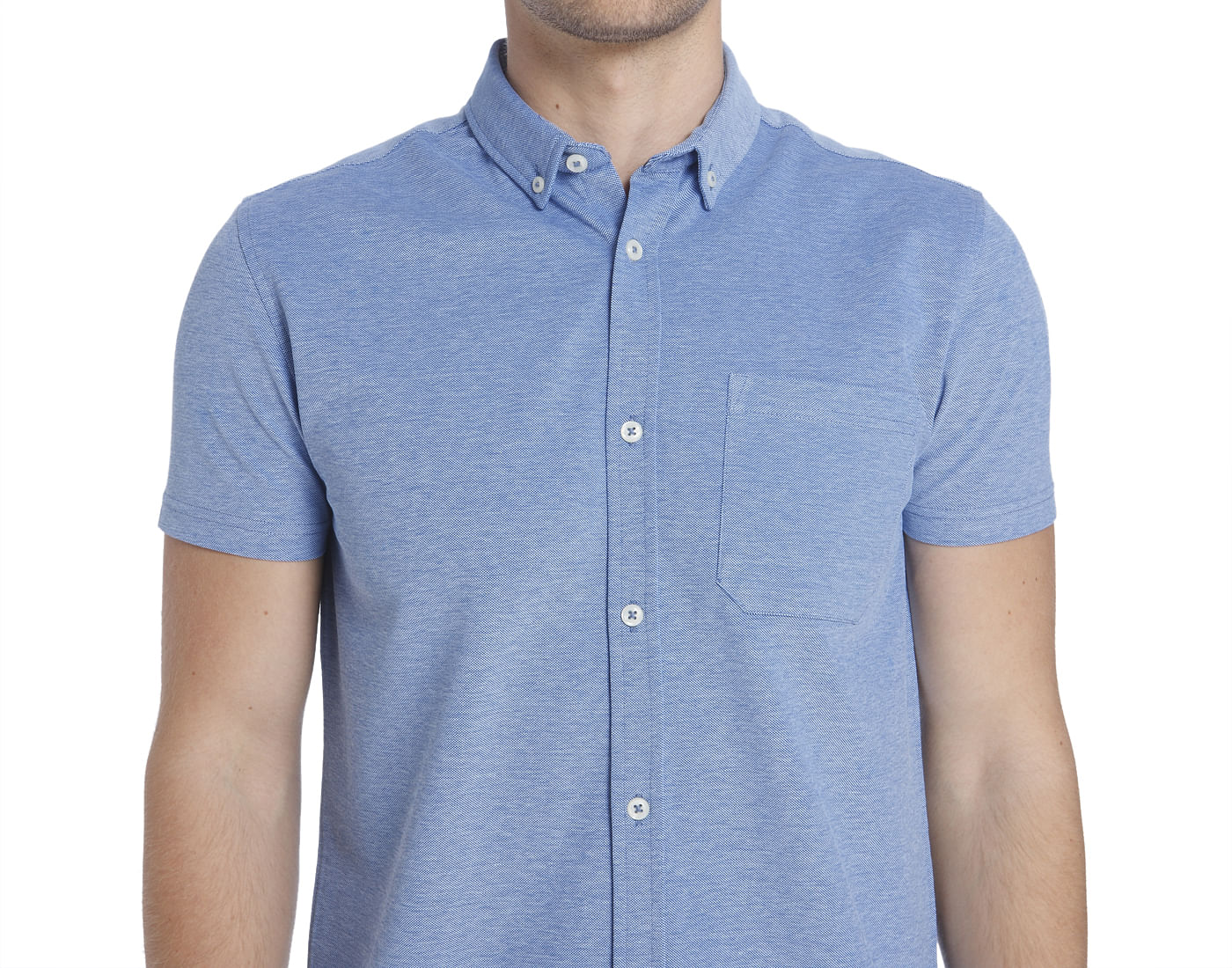 Blue Slim Fit Shirt