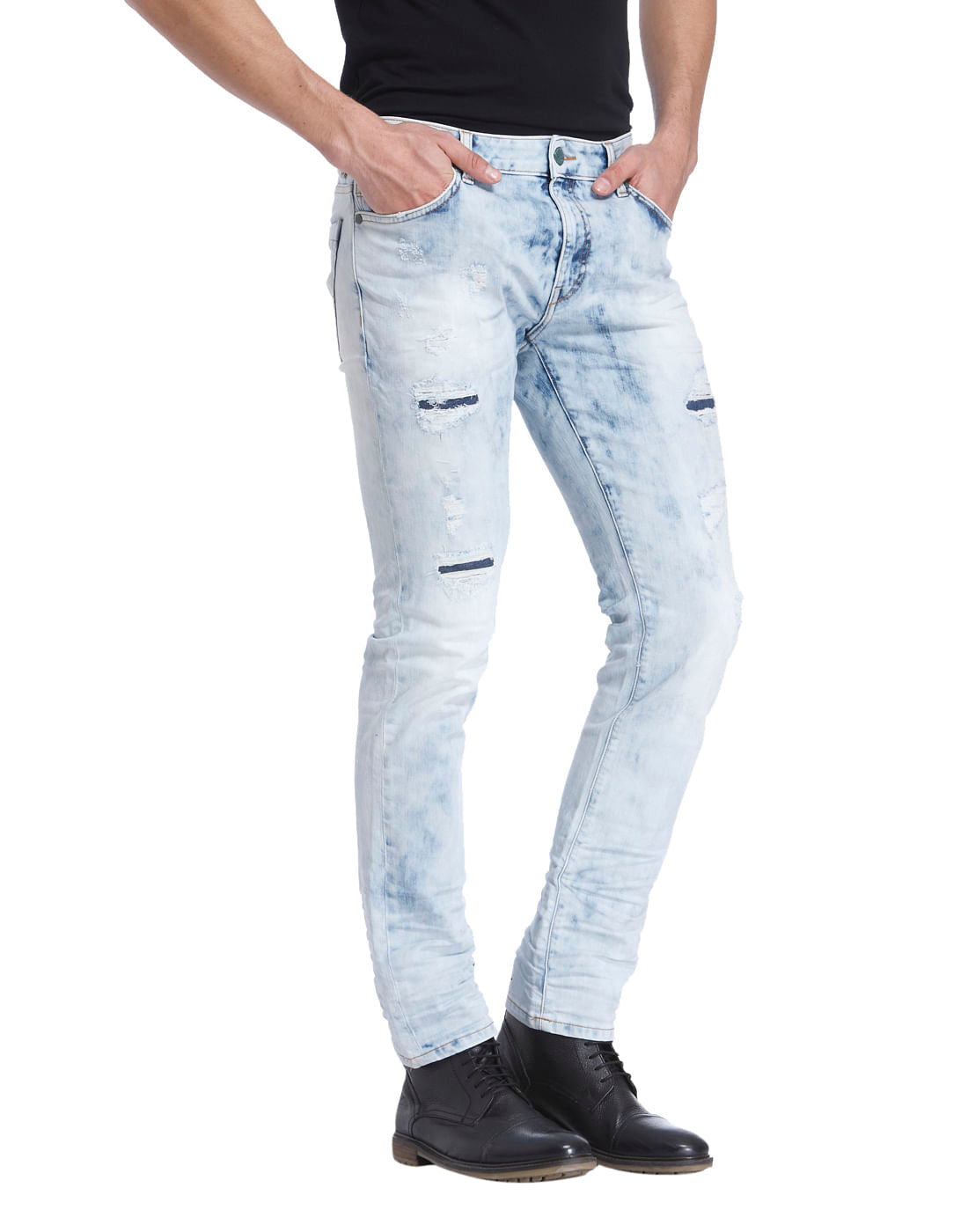 Heavy Distress Jeans