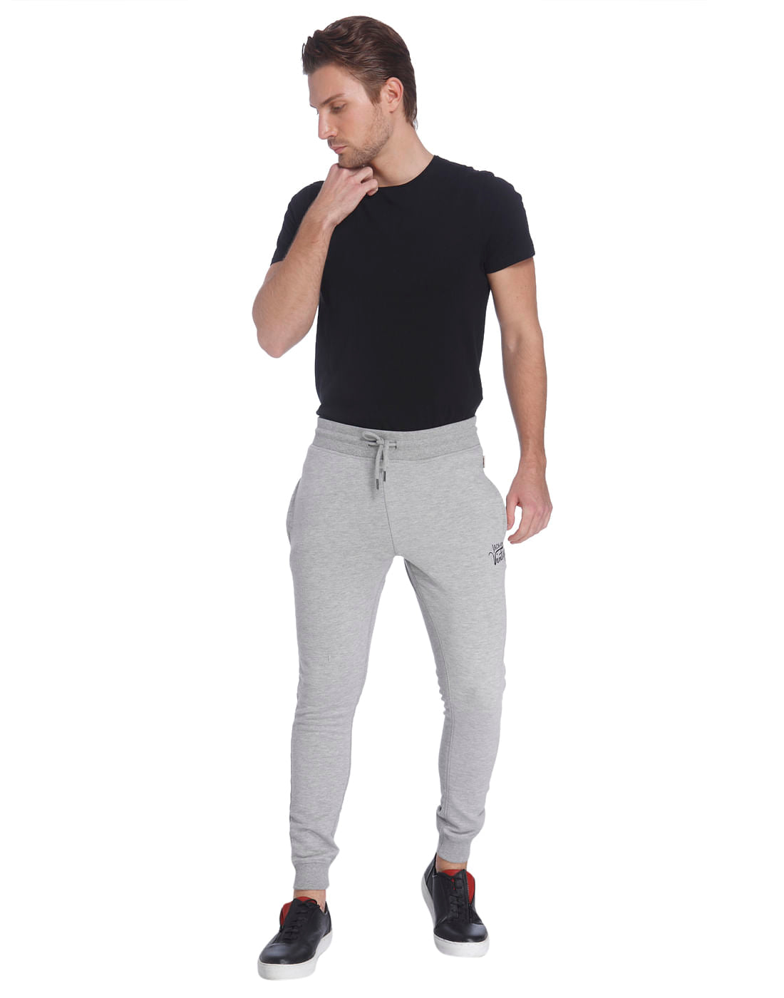 Casual Solid Sweat Pant