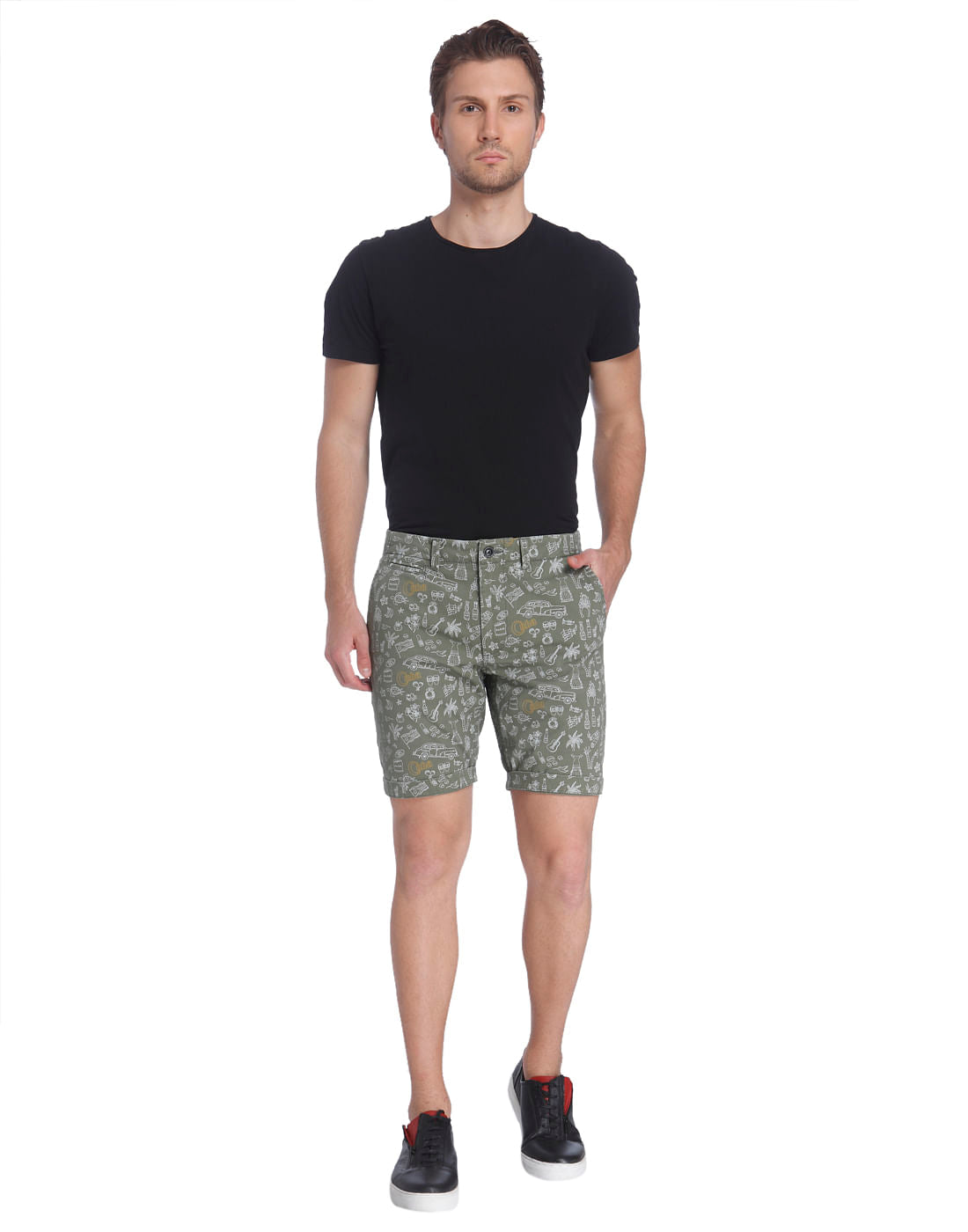 Printed Casual Shorts