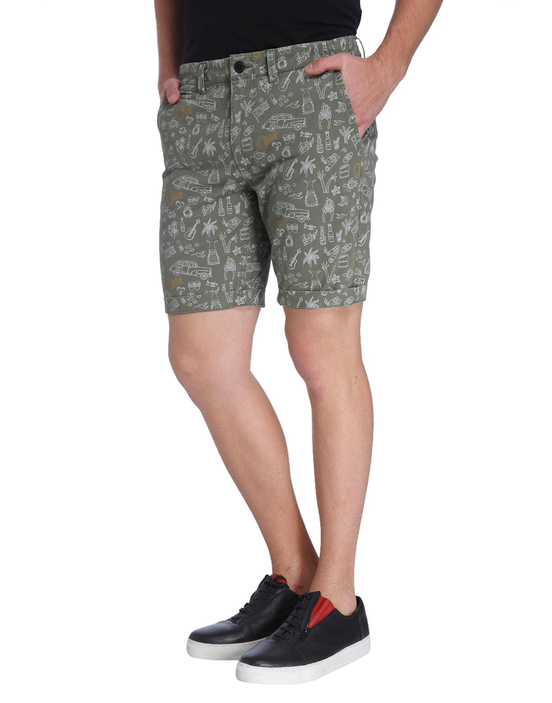 Printed Casual Shorts