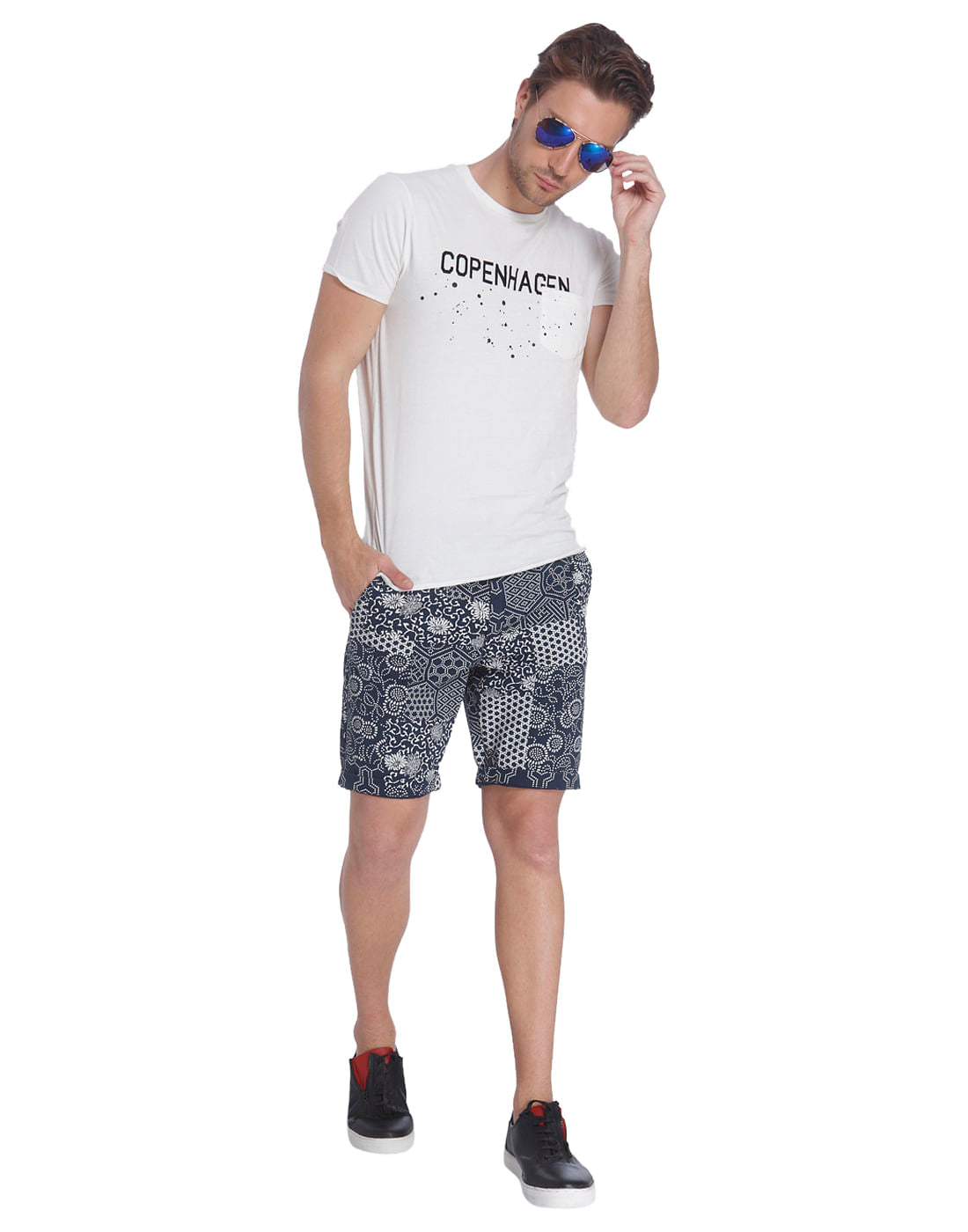 Printed Casual Shorts
