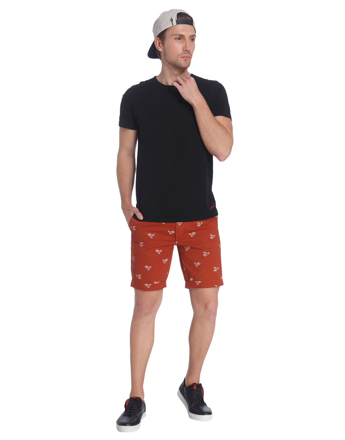 Printed Casual Shorts