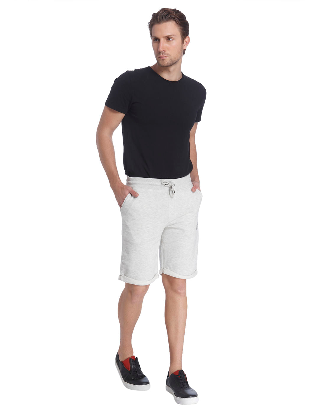 Casual Washed Shorts