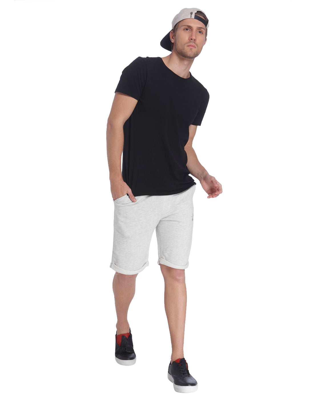 Casual Washed Shorts