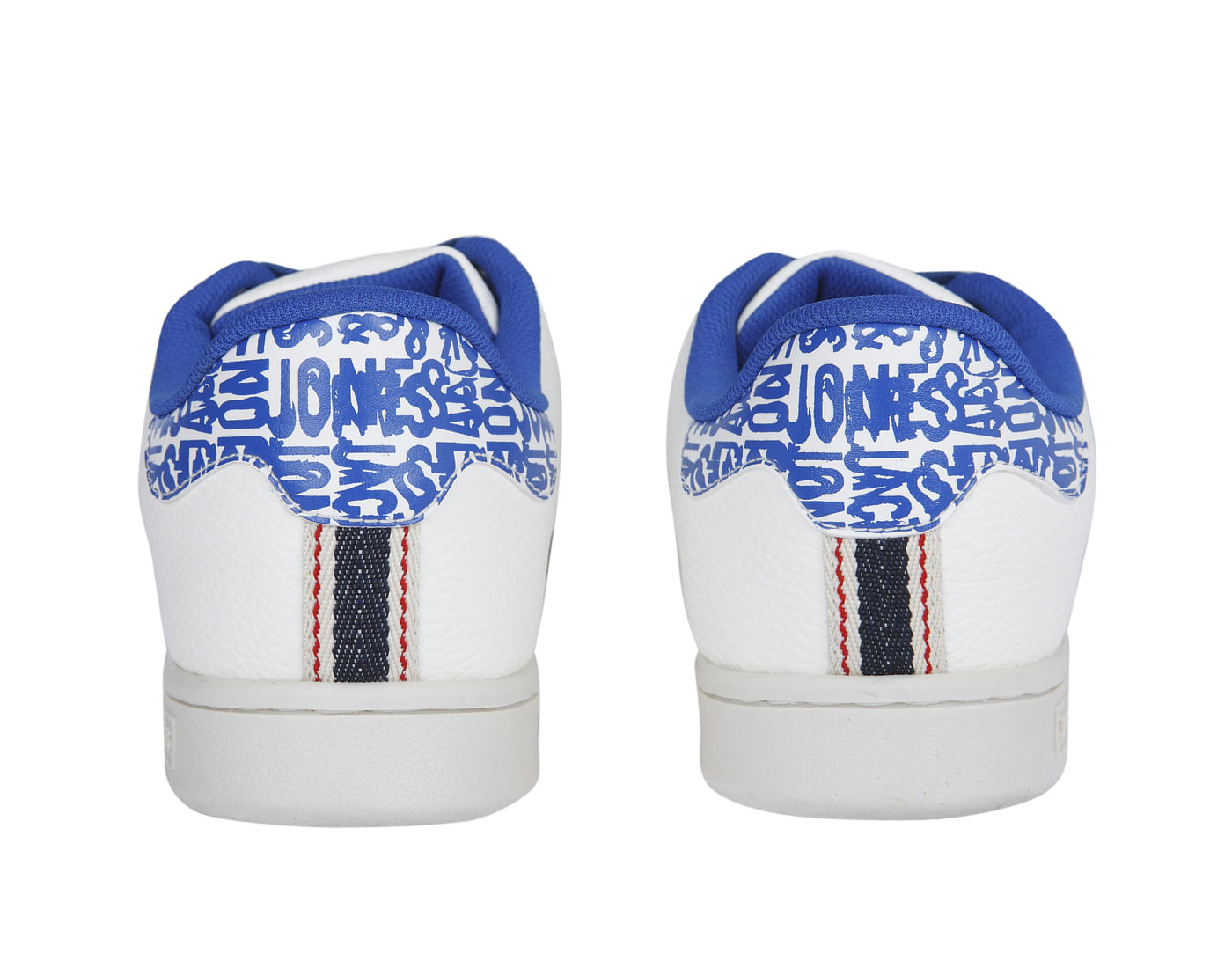 White & Blue Trainers