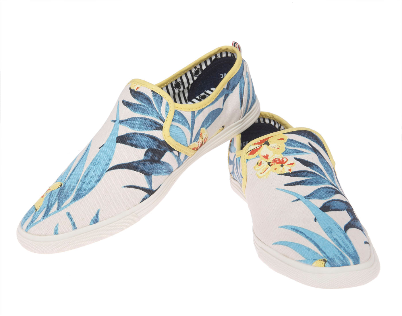 Floral Print Slip On Shoes