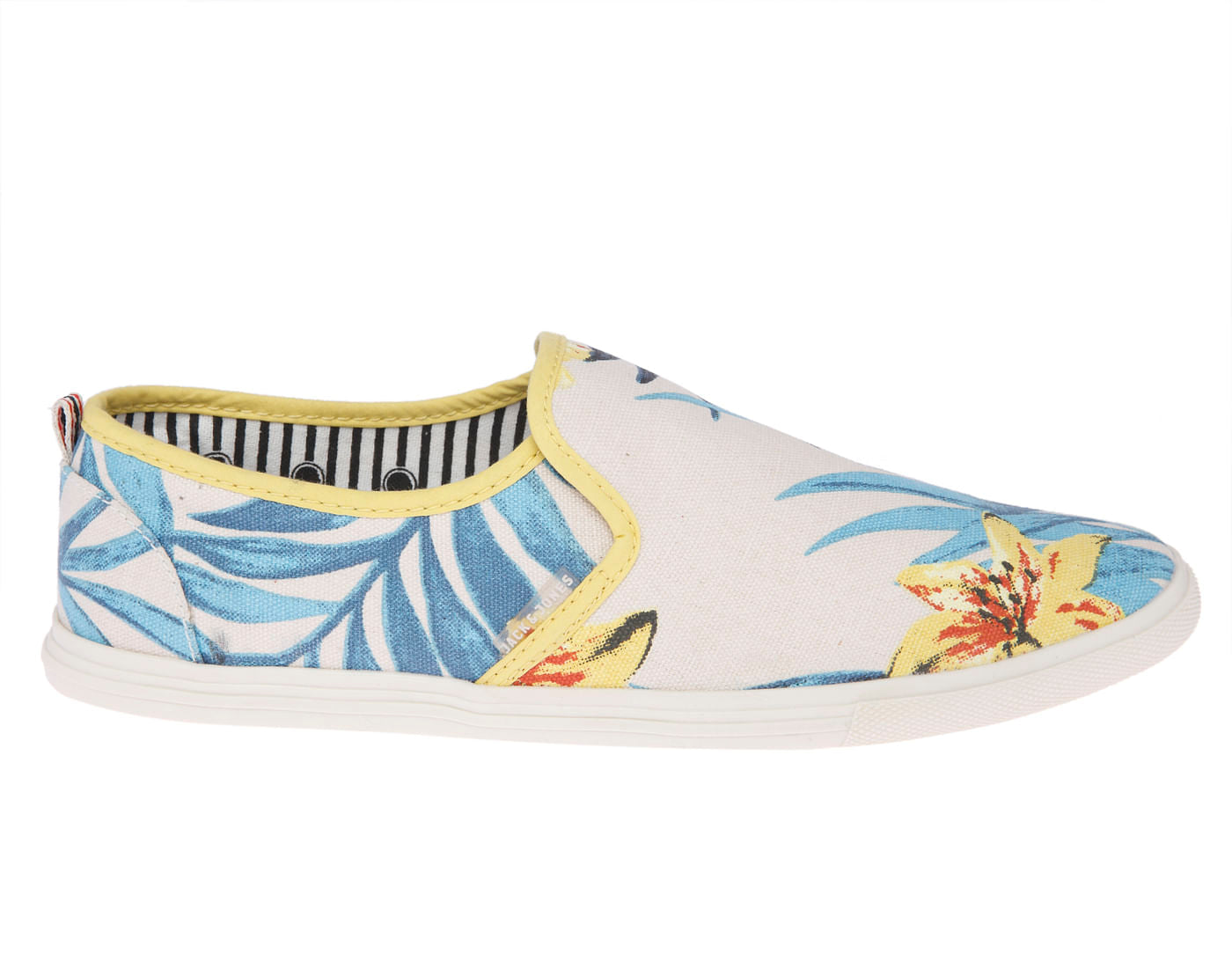 Floral Print Slip On Shoes