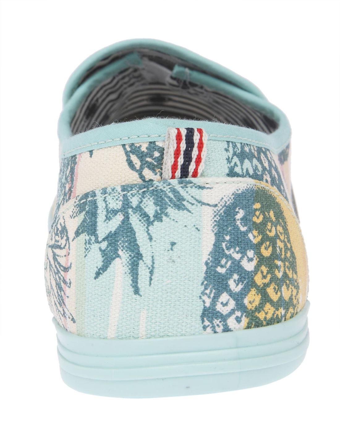 Jack And Jones Hawaiian Print Blue Slip On Shoes