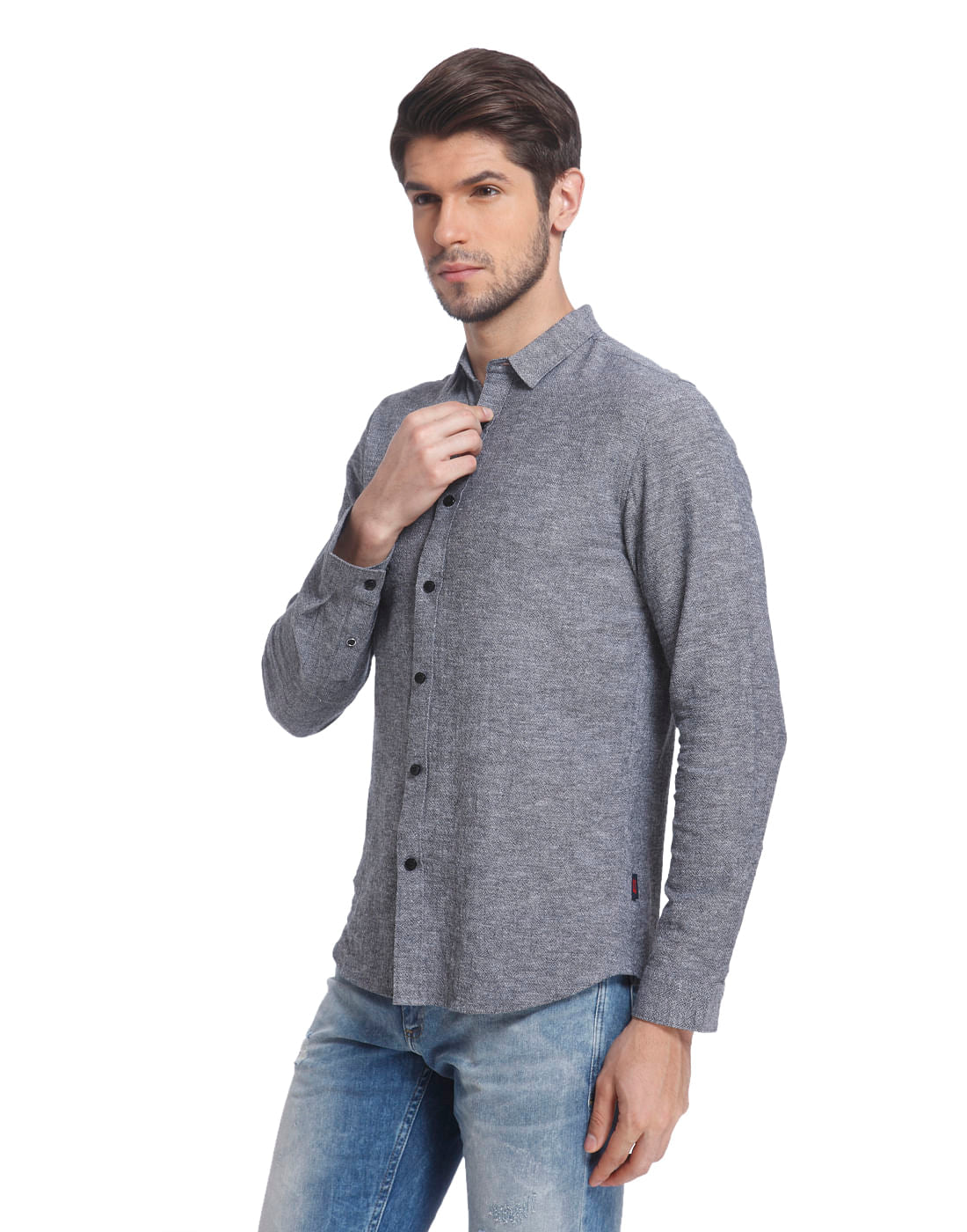 Black Slim Fit Shirt