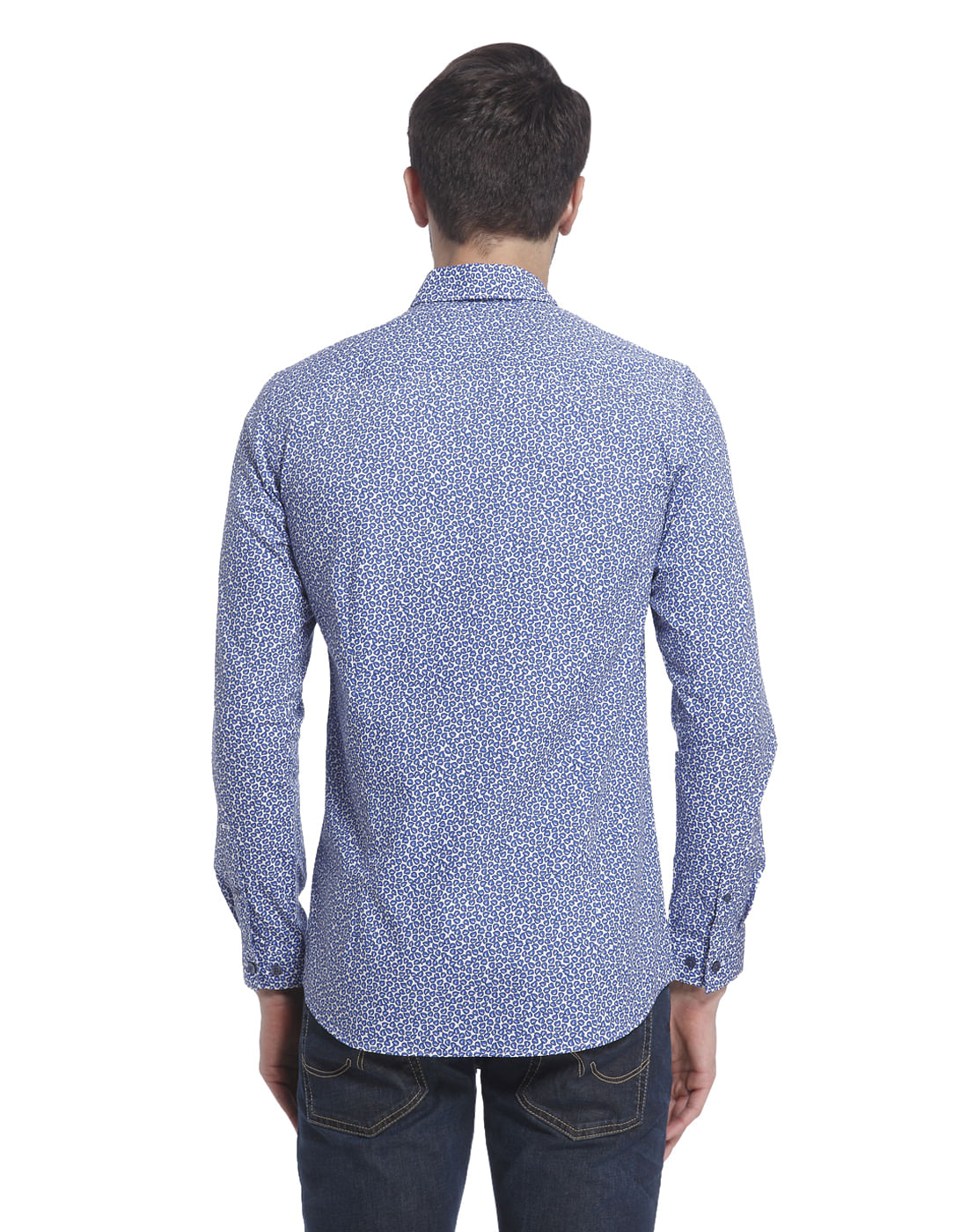 Blue Printed Shirt