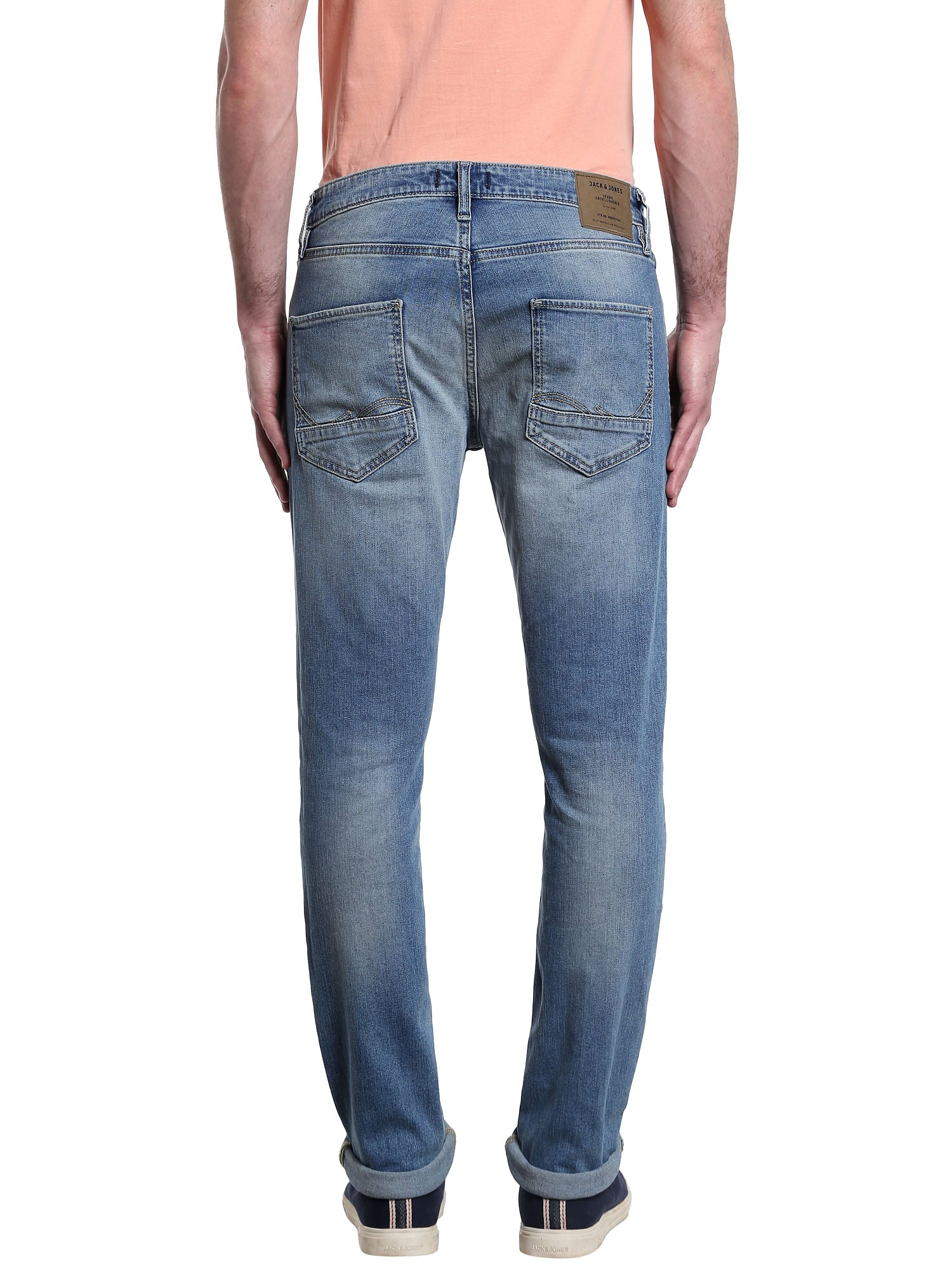 Blue Low Rise Slim Fit Jeans