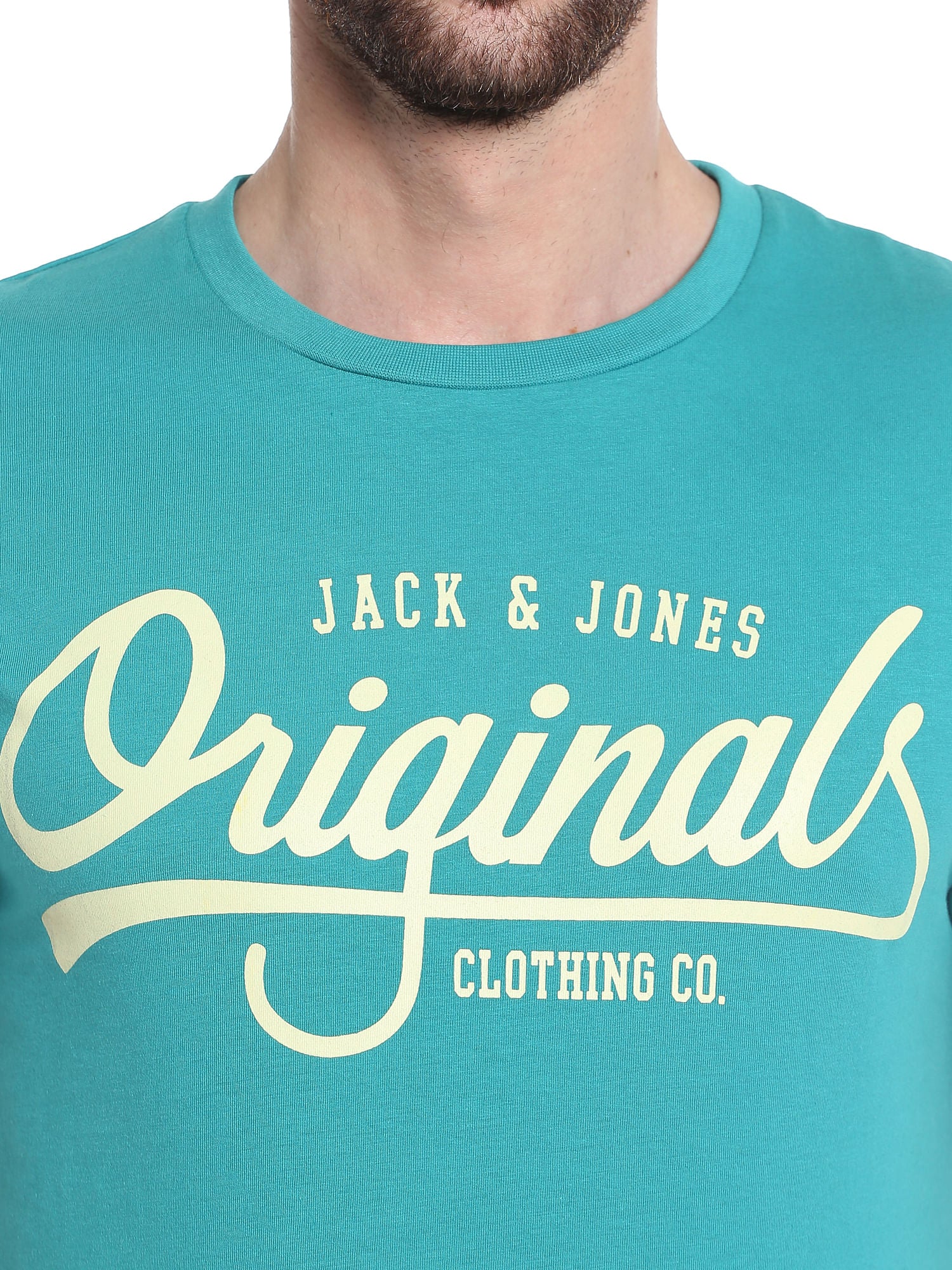 Turquoise Graphic Print T-Shirt
