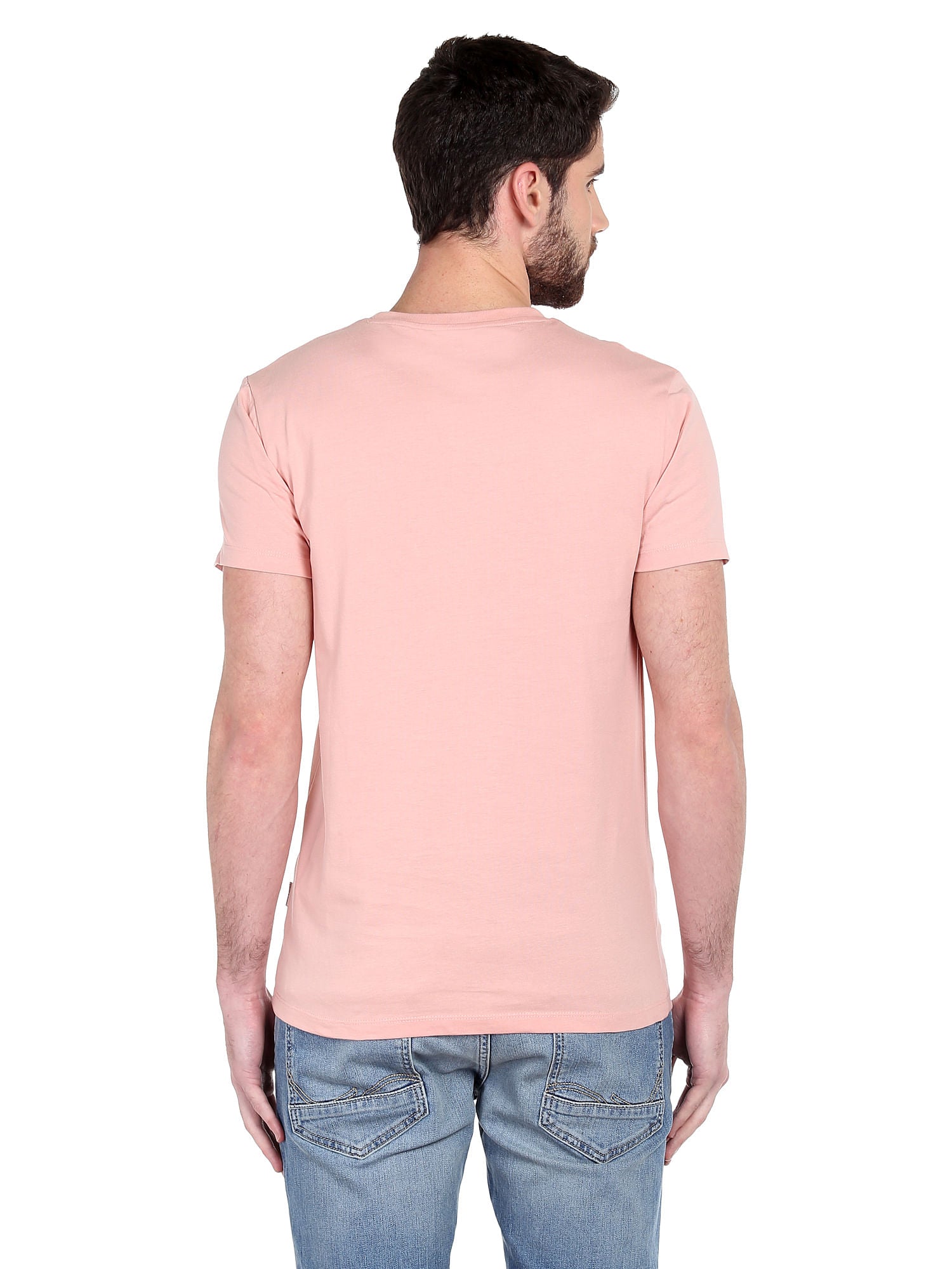 Pink Graphic Print Crew Neck T-Shirt