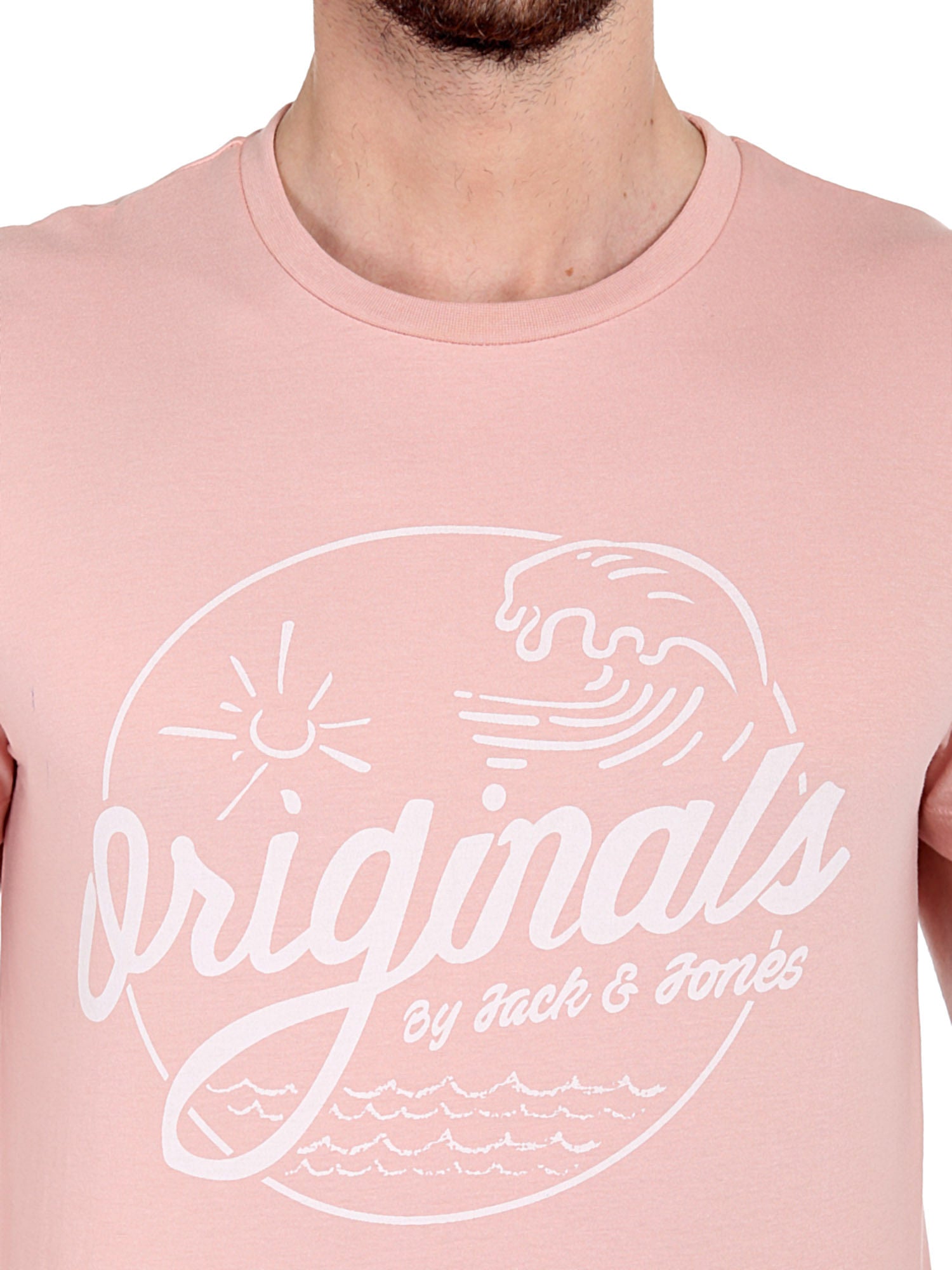 Pink Graphic Print Crew Neck T-Shirt