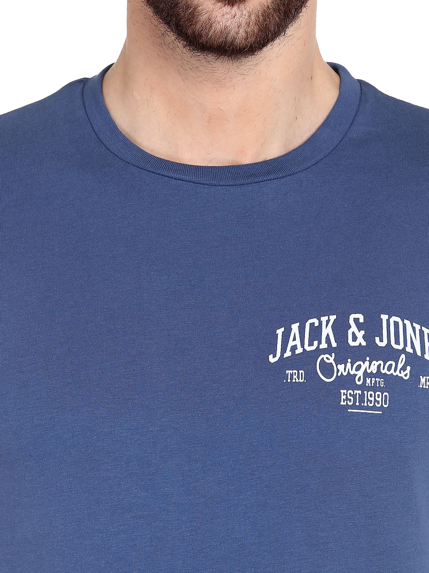 Blue Crew Neck T-Shirt