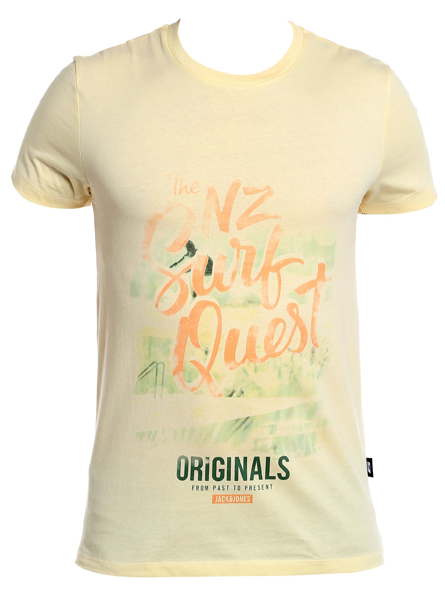 Yellow Graphic Print Crew Neck T-Shirt