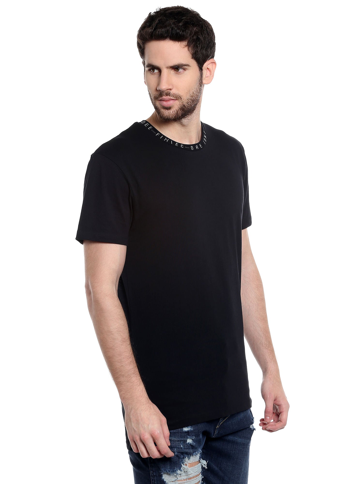 Black Crew Neck T-Shirt