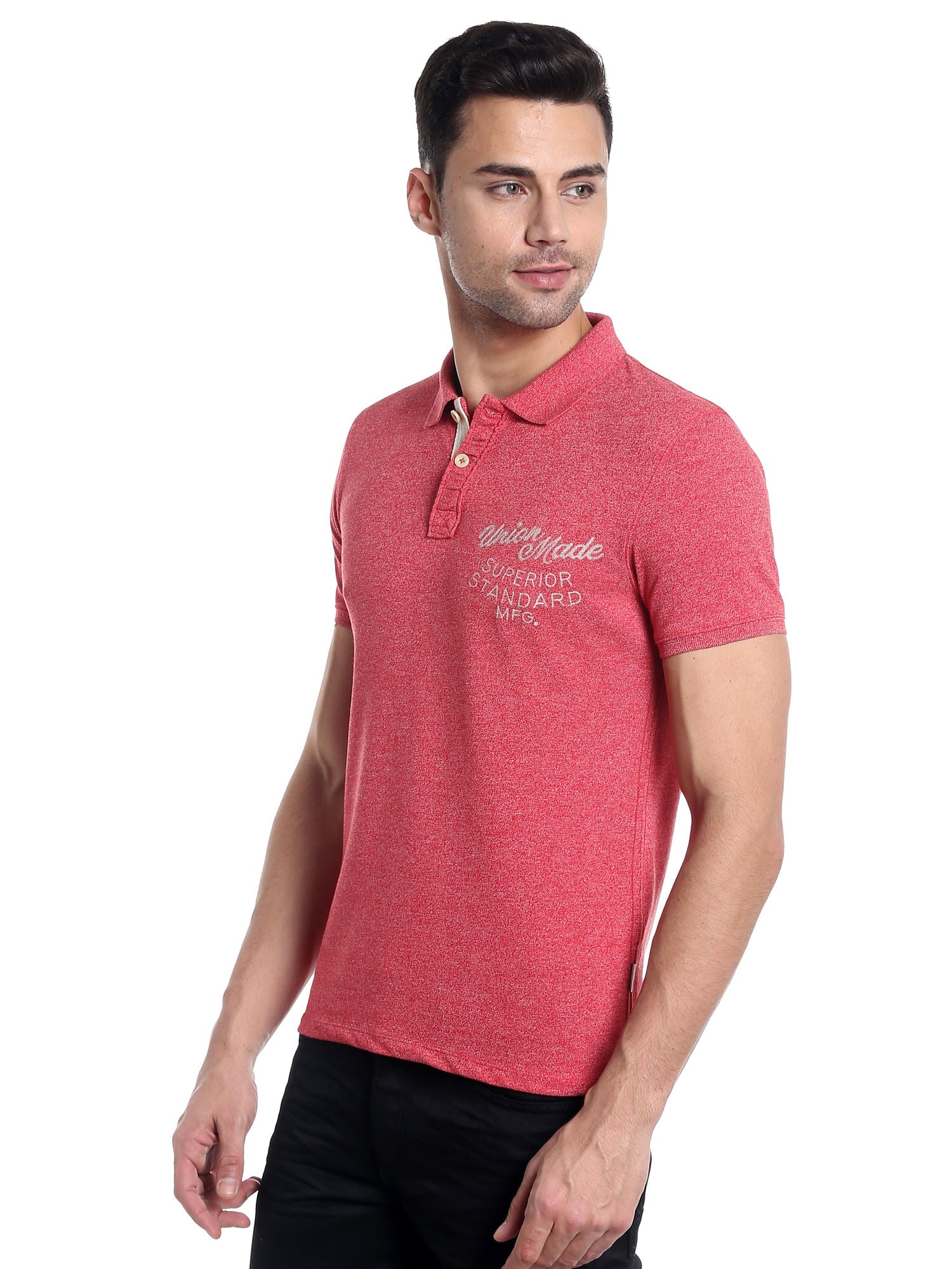 Red Slim Fit Polo T-Shirt