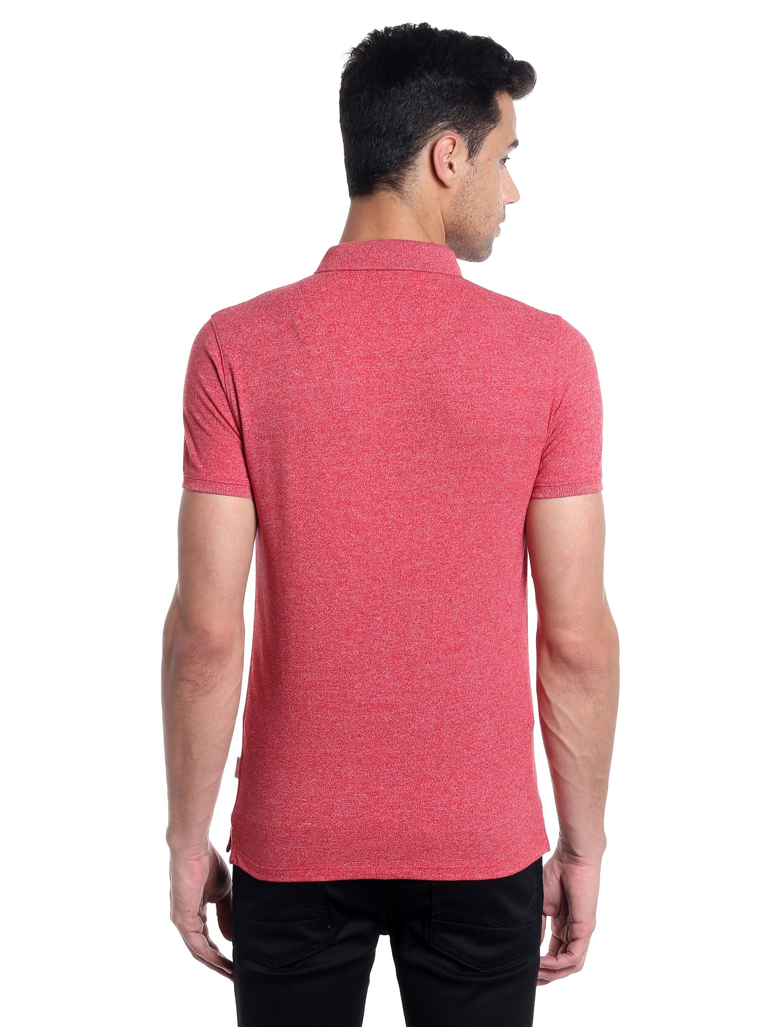 Red Slim Fit Polo T-Shirt