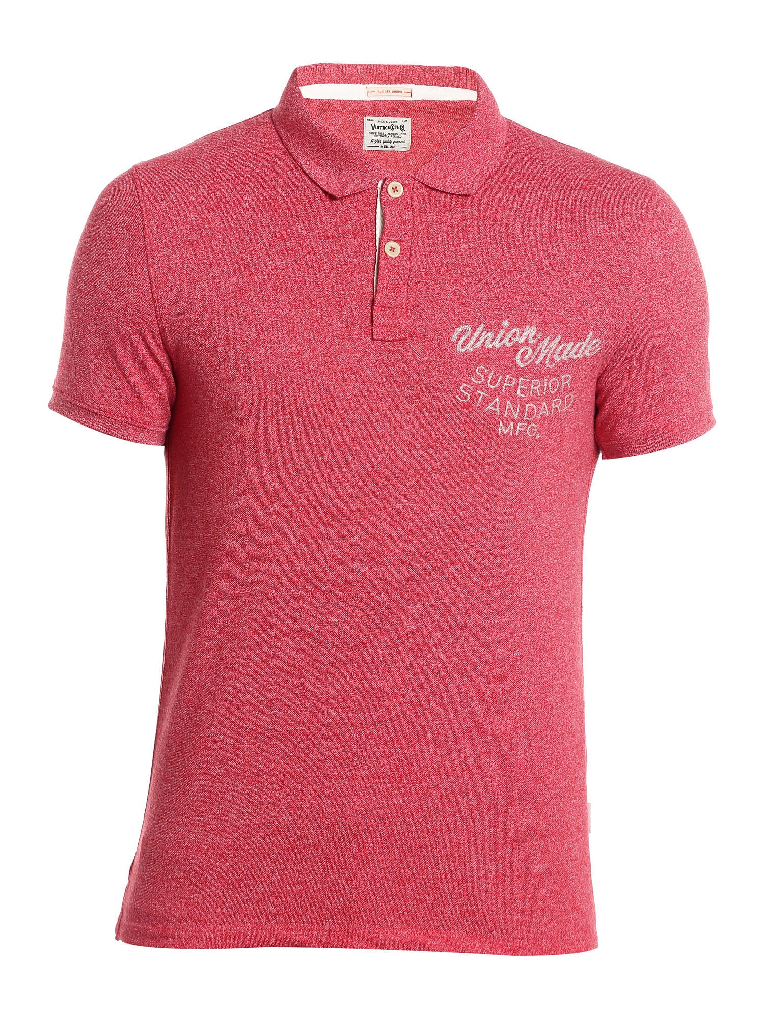 Red Slim Fit Polo T-Shirt