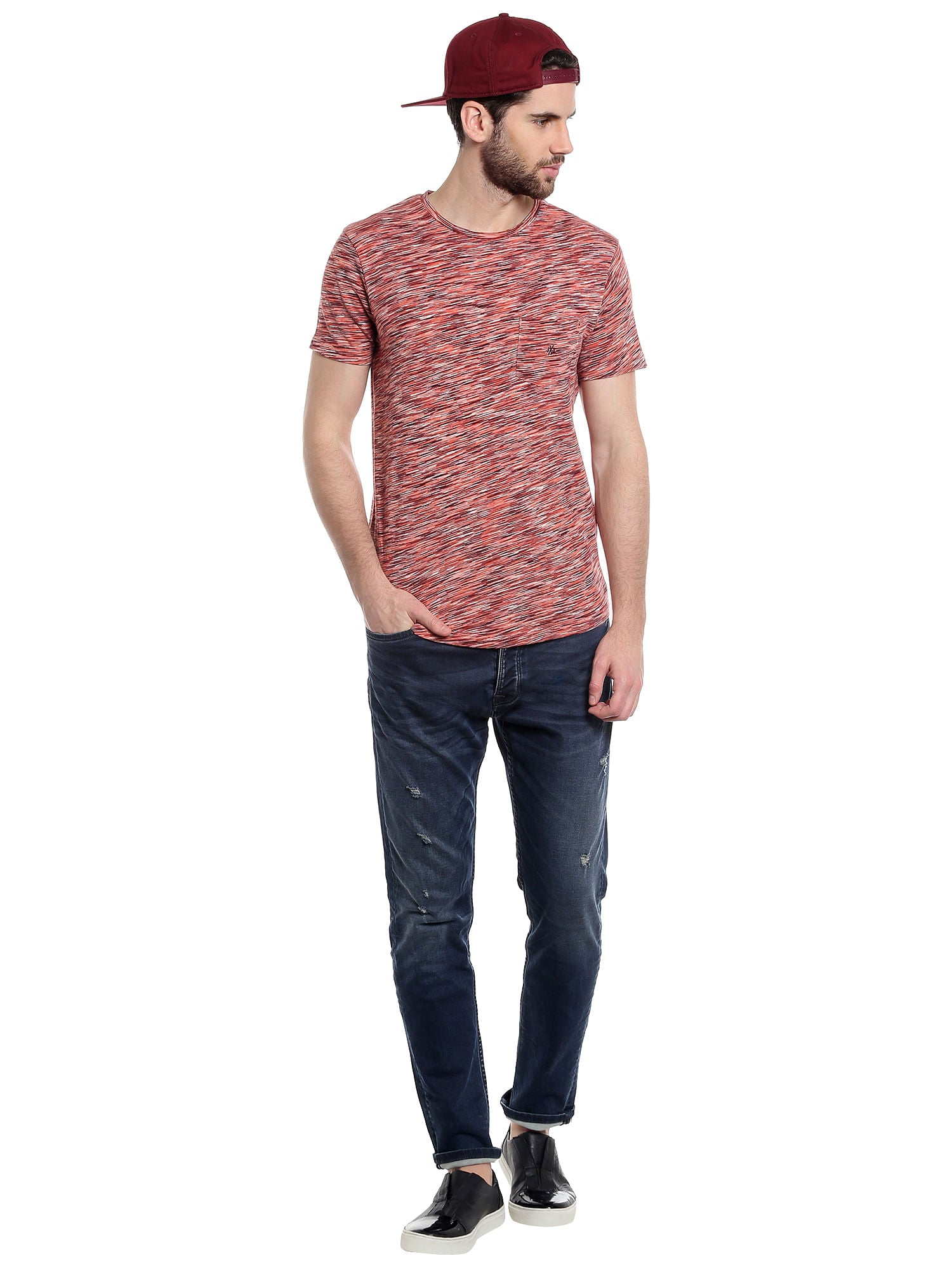 Red Printed T-Shirt