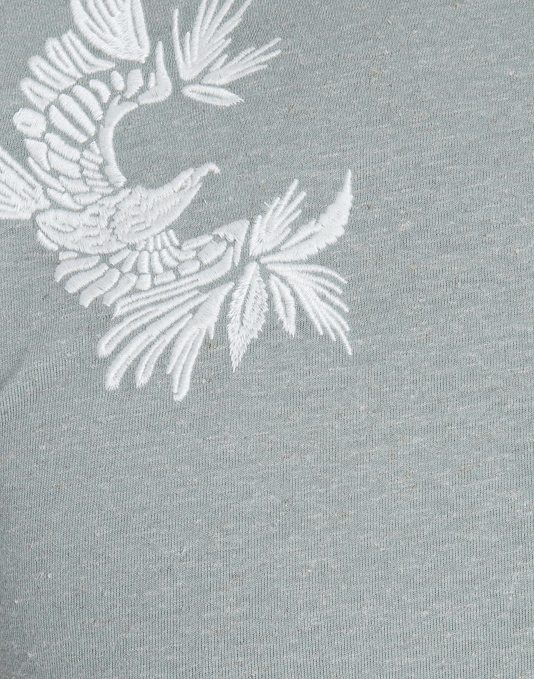 Green Graphic Print Crew Neck T-Shirt